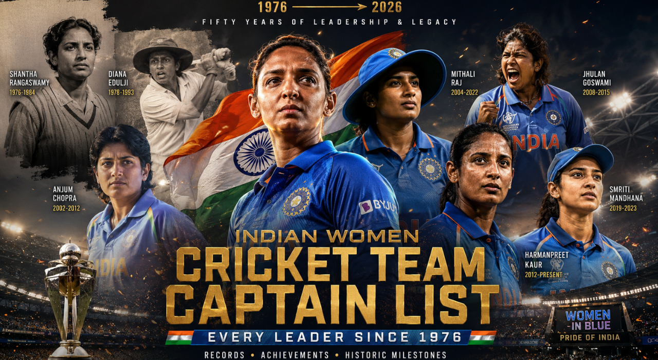 Indian Women Cricket Team Captain List