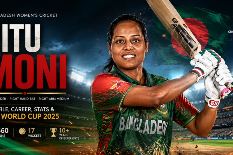 Ritu Moni Profile, Career Stats, Records & ODI World Cup 2025