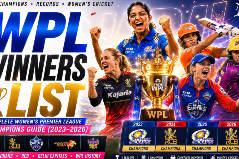WPL Winners List