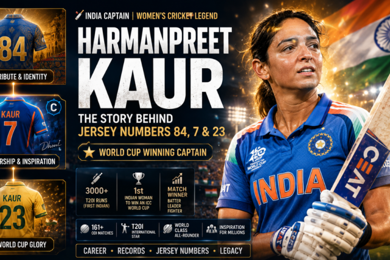 Harmanpreet Kaur Jersey Number