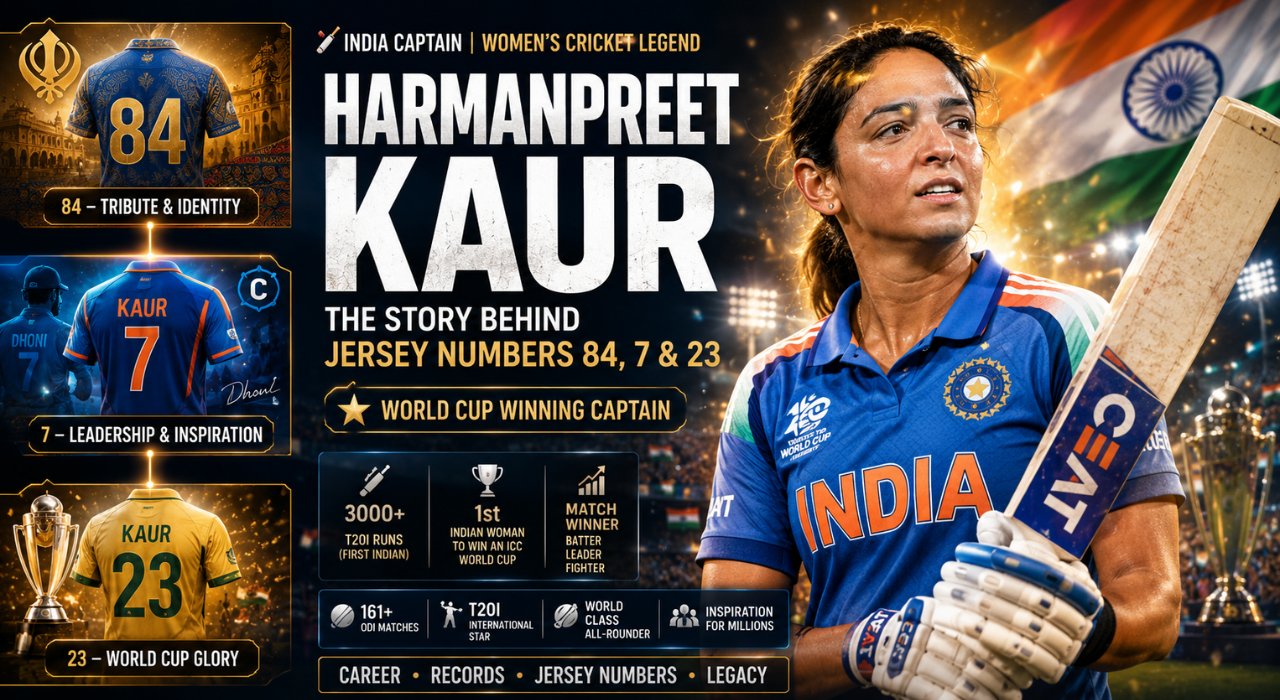 Harmanpreet Kaur Jersey Number