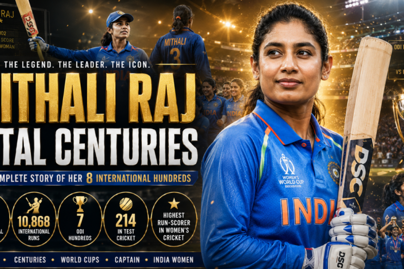 Mithali Raj Total Centuries