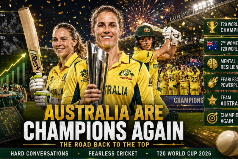 Australia Women’s T20 World Cup Win