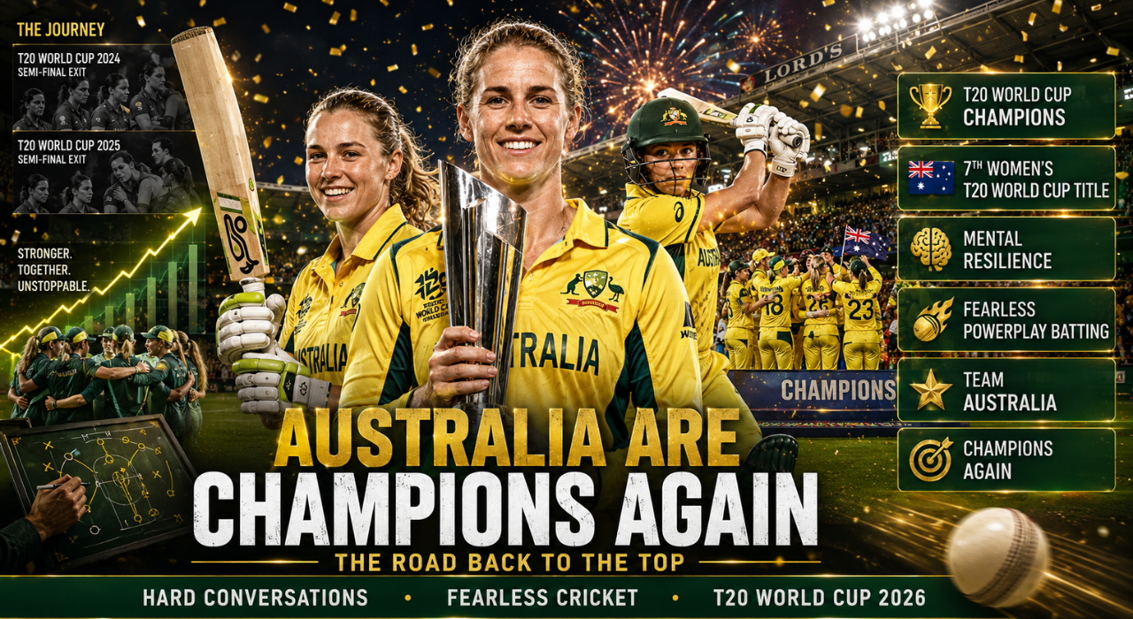 Australia Women's T20 World Cup Win