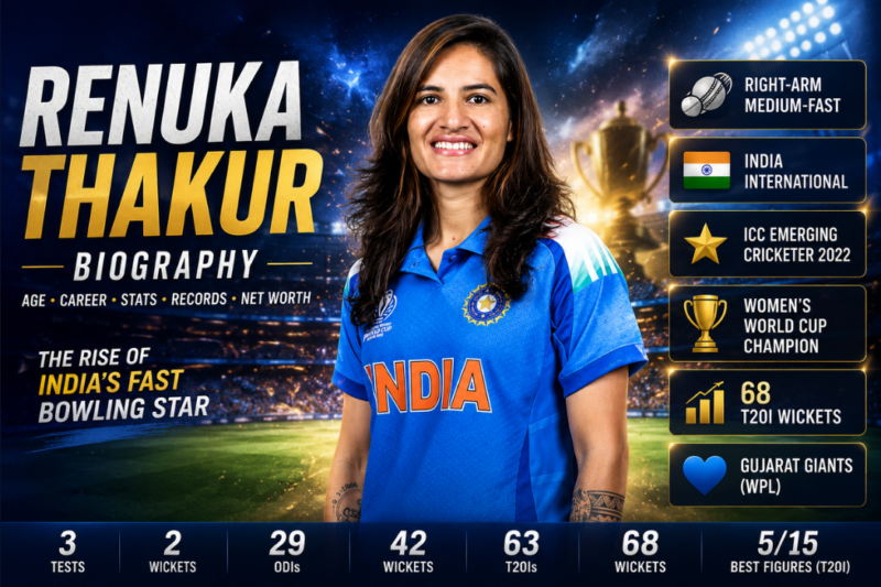 Renuka Thakur Biography, Age, Career, Stats, Net Worth