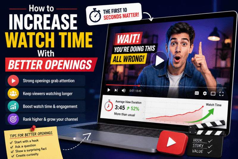 How to Increase Watch Time With Better Openings