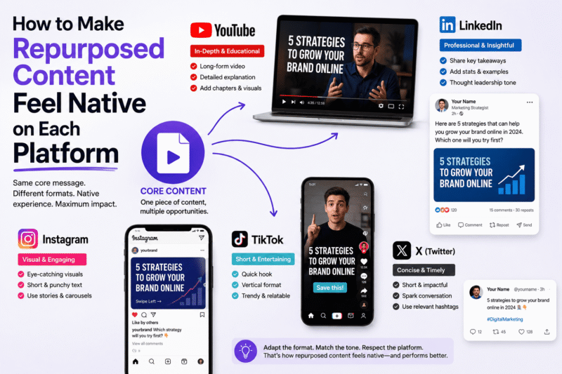 How to Make Repurposed Content Feel Native on Each Platform