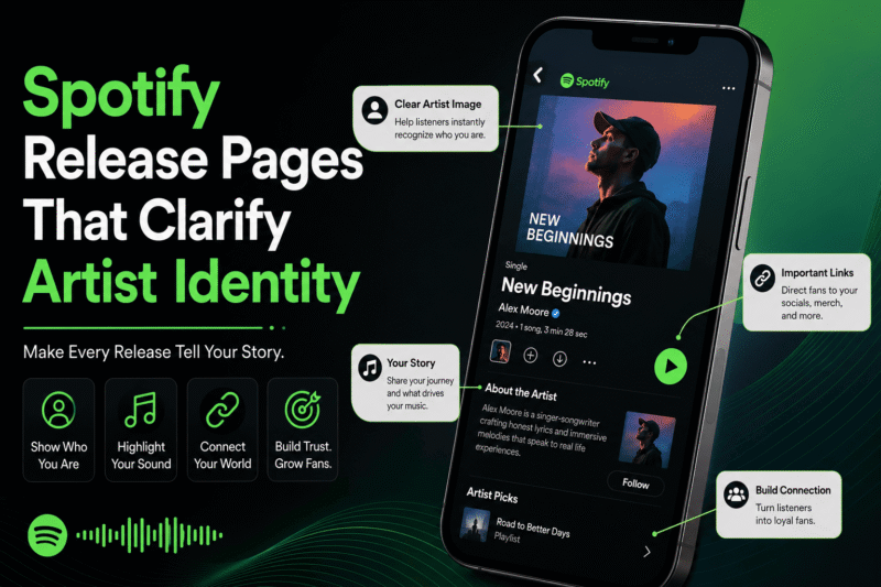 Spotify Release Pages That Clarify Artist Identity