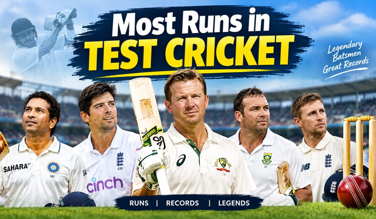 most runs in test cricket