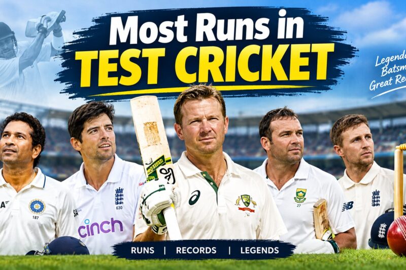 most runs in test cricket